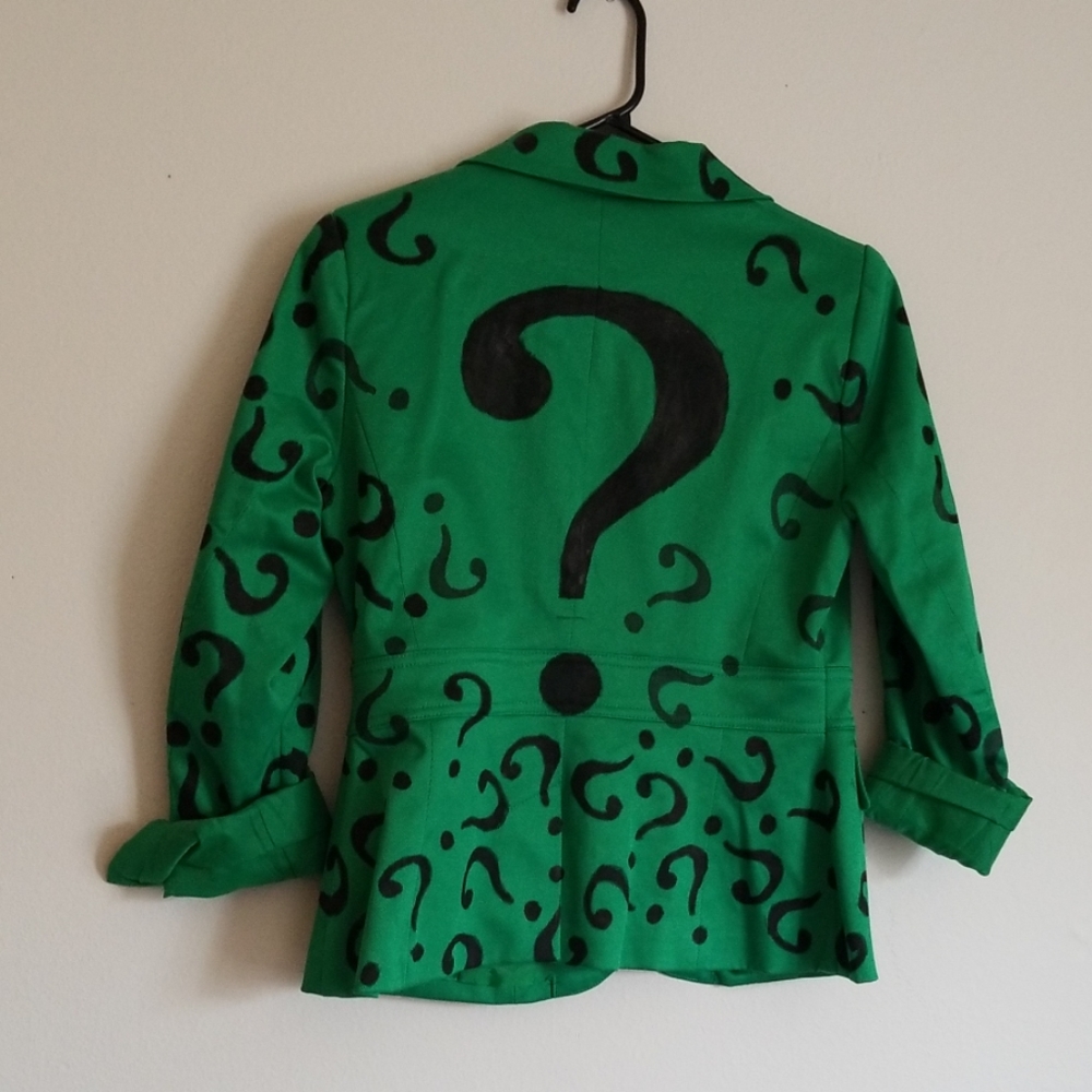 Hand Painted Riddler Jacket - Picture 2 of 6